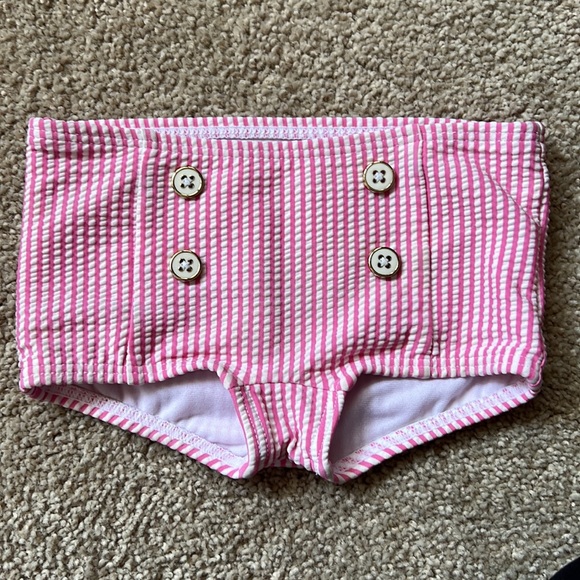 NWOT Janie and Jack seersucker 2 piece swimsuit | 6-12 months - Picture 5 of 5